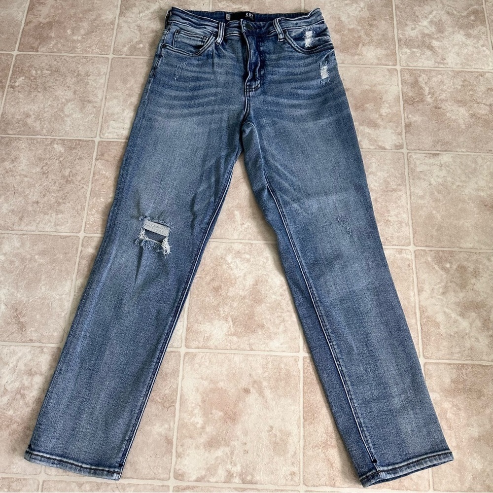 KUT from the‎ Kloth Rachael Fab Ab Mom Jean High Rise Straight Size 4